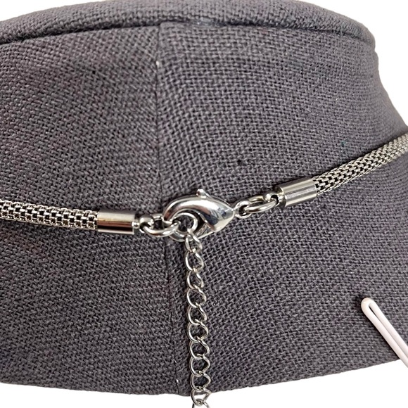 ❤️ Vintage Silver Collar Statement Necklace - Picture 2 of 3